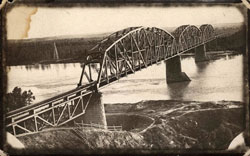 Northern Pacific Railroad Bridge, Bismarck ND 1910-1912