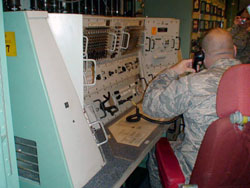 Soldier at control panel, Oscar Zero 2008