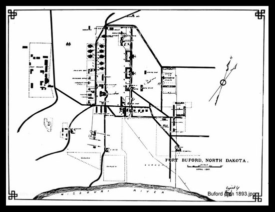 Fort Buford Plan, 1893