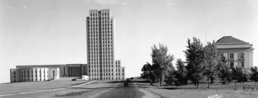 North Dakota's new capitol, ca 1934