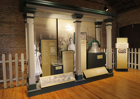 Exhibit at Fort Totten State Historic Site