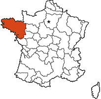 Bretagne  provincial map