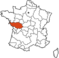 Poitou provincial map