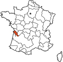 Saintonge provincial map