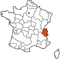 Savoie provincial map