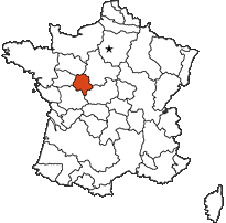 Touraine provincial map