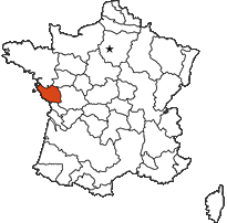 Vendée provincial map