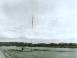 Fort Abercrombie and a Flag Pole