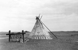 Chief Two Bear's Tipi Marker