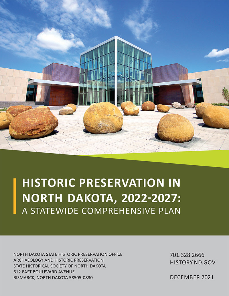 Historic Preservation North Dakota, 2022-2027: A Statewide Comprehensive Plan cover
