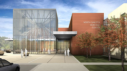 Heritage Center proposed expansion from east