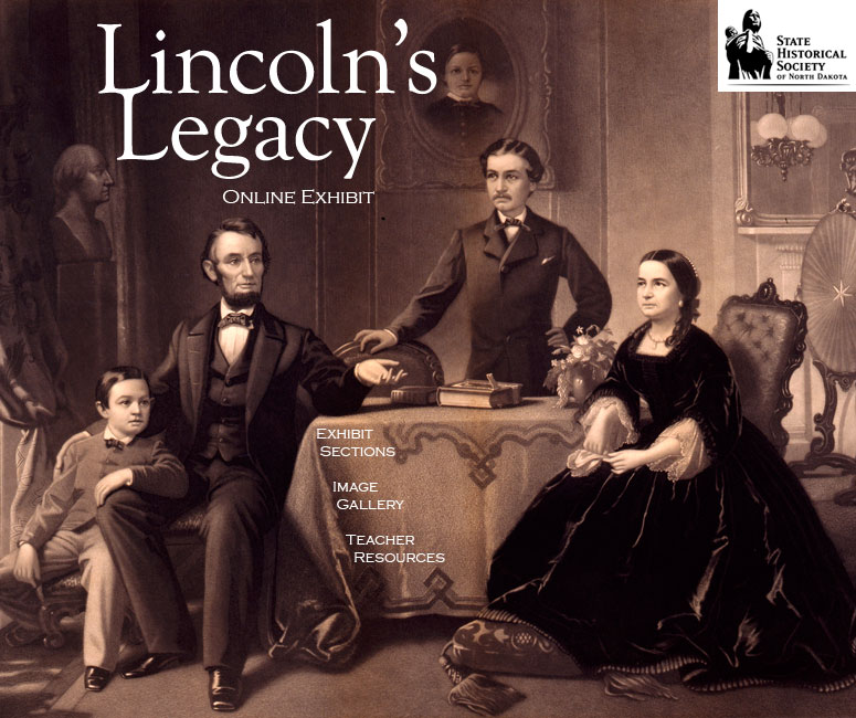 Lincoln Online Exhibit Splash Page