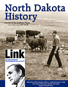 north dakota history vol. 72, numbers 1 and 2