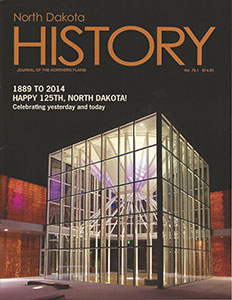 cover of North Dakota History vol 79.1