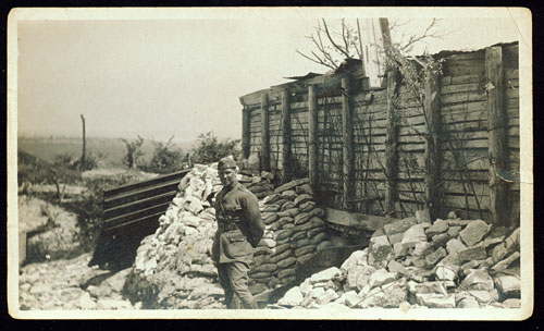 command post 8th infantry brigade road, Septsarges, France