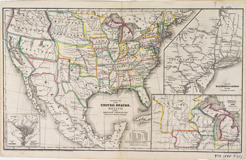 1845 Political Map