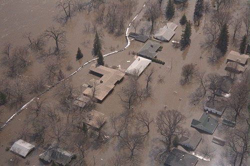 Grand Forks Flood Aerial 2