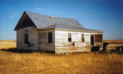 Joe and Eva Ziegler Farmhouse Remains Beulah ND 1989