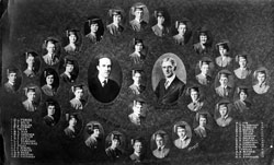 Williston High School Senior Class Photograph 1920