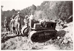 CCC Company working at Bald Hill Dam