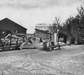 Dilapidated farmstead