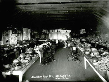 Standing Rock Fair exhibit, 1931