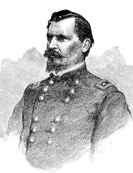 William B. Hazen portrait sketch