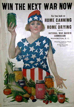 Win the Next War Now War Garden Commission Poster