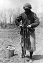 Nancy Hendrickson planting corn