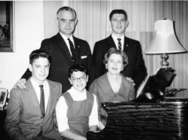 Governor Davis and family