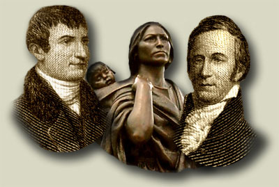 corps of discovery, Lewis, Clark, and Sakakawea