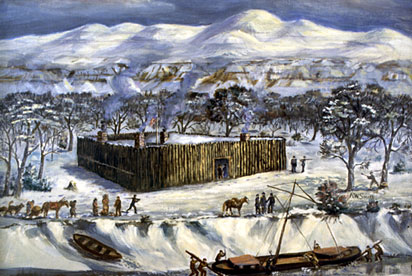 Ft. Mandan in Winter