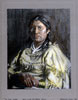 Mink Woman Painting