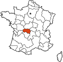 Marche provincial map