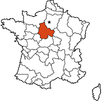 Orléanais provincial map