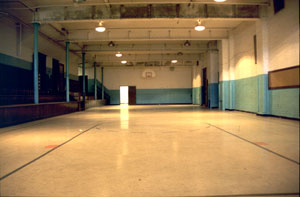 basement gym before rehab