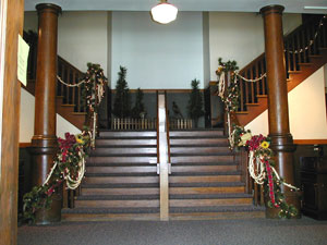 main staircase after rehab