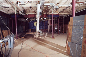 Interior 1st floor prior to rehab