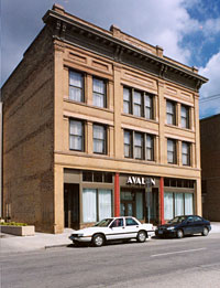 stone block exterior after rehab