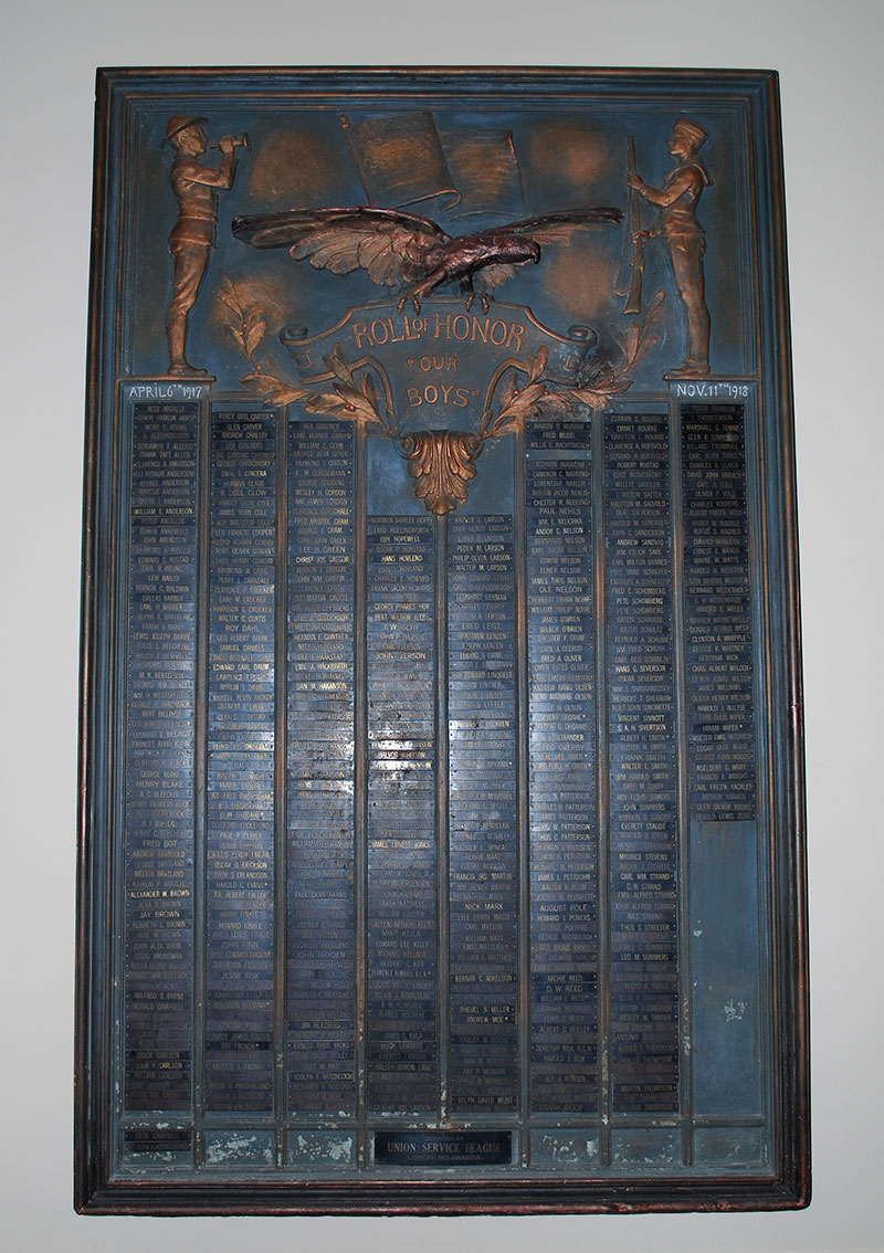 Roll of Honor Plaque, Lisbon