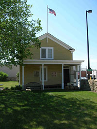 Camp Hancock's officers' quarters