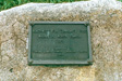 Gingras Plaque on boulder