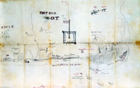 Pencil Drawing of Fort Rice
