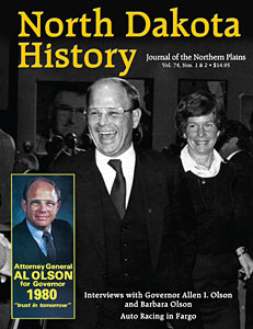 north dakota history olson issue