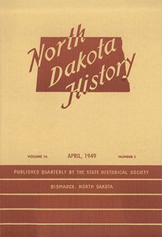cover of North Dakota History vol 16.2