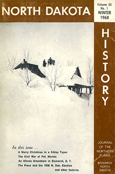 cover of North Dakota History Volume 35.1