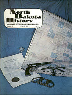 cover of North Dakota History Volume 39.1