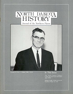 cover of North Dakota History vol 55.1