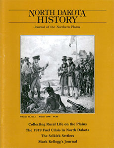 cover of North Dakota History vol 63.1
