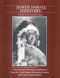 cover of North Dakota History vol 66.3-4